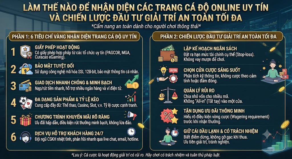 các trang cá độ online uy tín