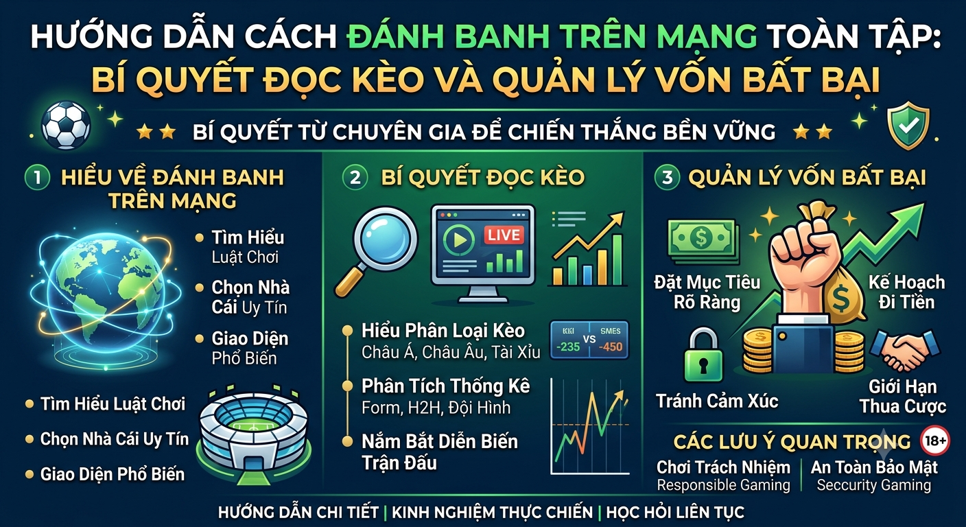 cách đánh banh trên mạng